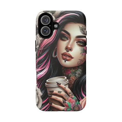 Gothic Rose Coffee Queen Mobile Case