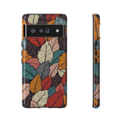 Colorful Abstract Leaves Pattern Design