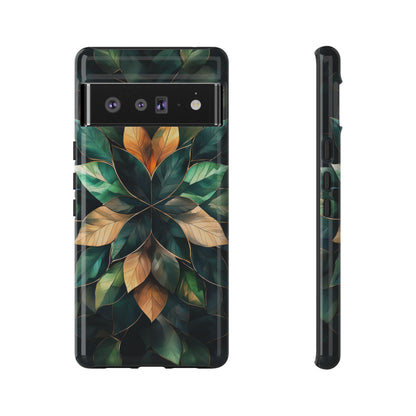 Golden Harmony Leaf Phone Case for iPhone, Samsung & Google Pixel