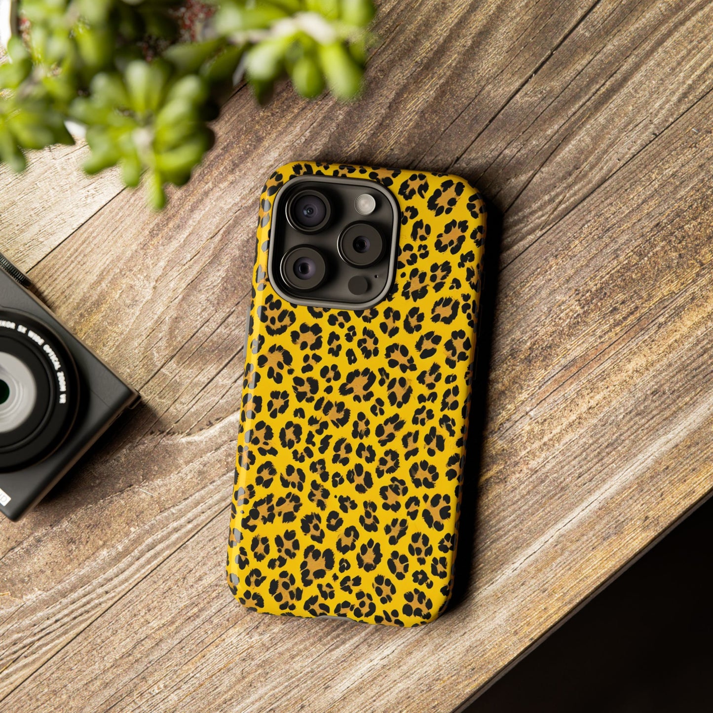 Leopard Texture Printed Back Cover Case phone