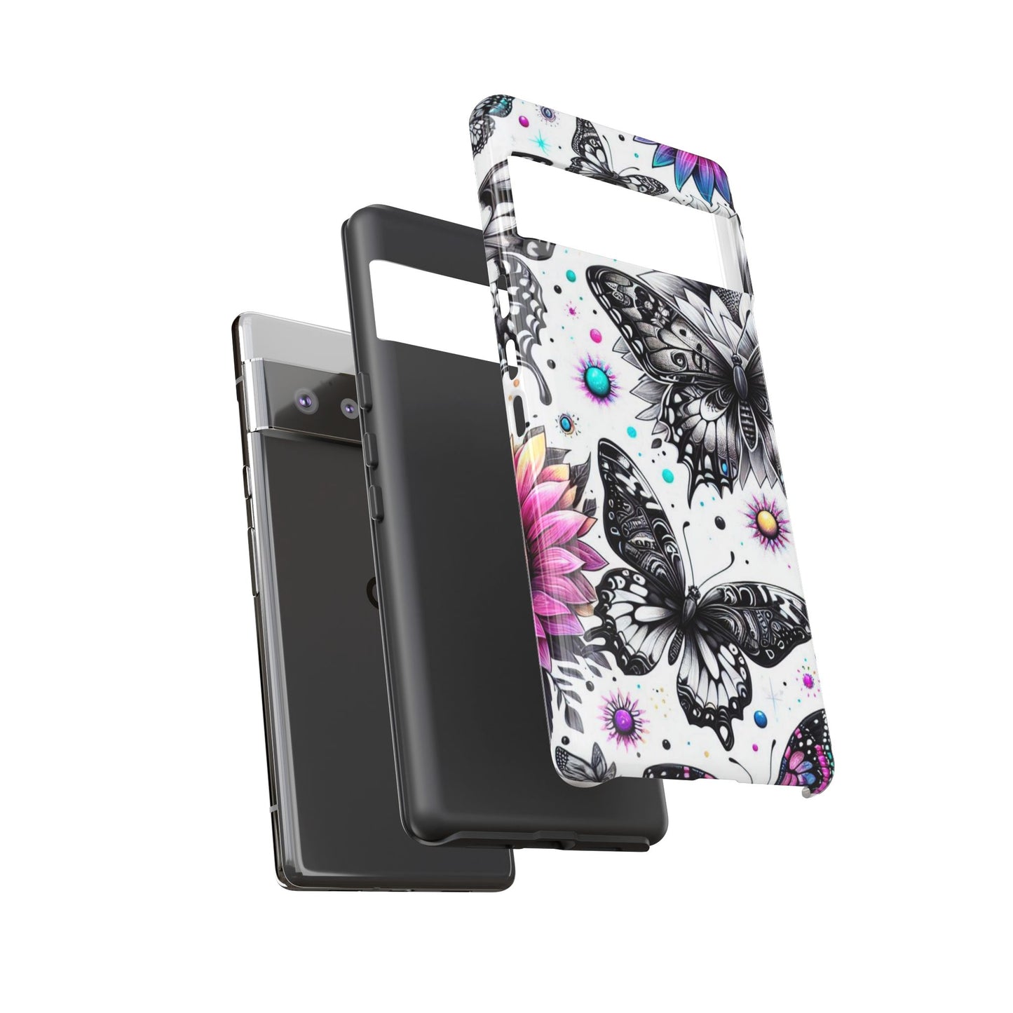 Celestial Flight – Cosmic Butterflies & Floral Magic Mobile Cover