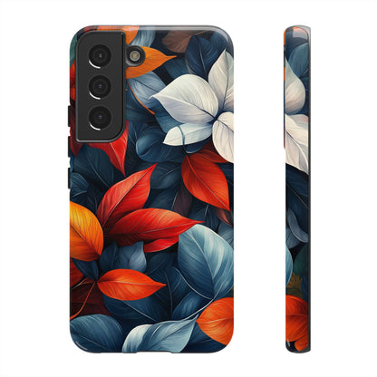 Autumn Midnight Leaves | Luxe Floral Phone Case for iPhone, Pixel & Samsung
