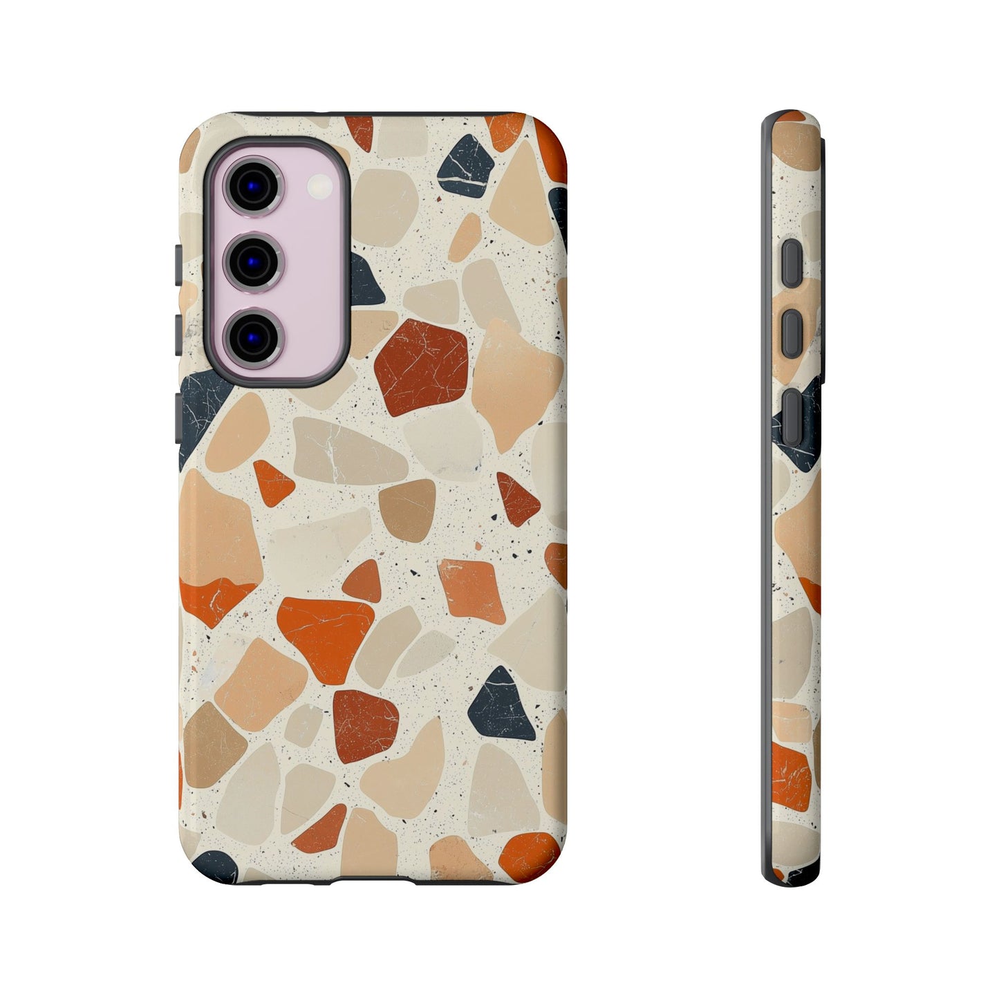Rustic Terrazzo Stone Phone Case for iPhone, Pixel & Samsung