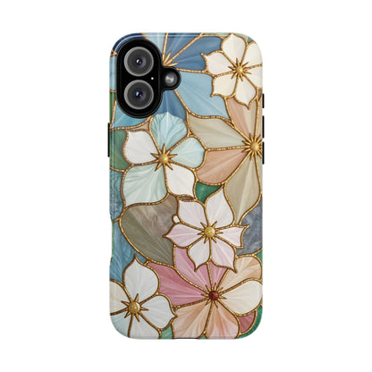 Floral Symphony: Stained Glass Elegance