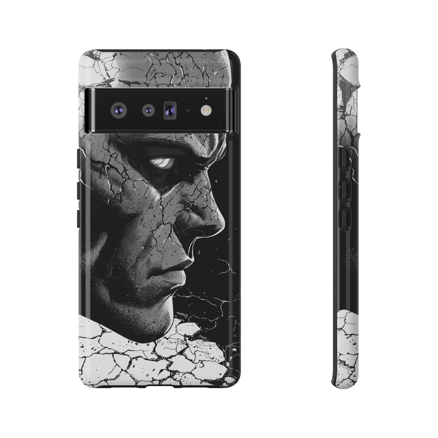 Shattered Reflections of a Symbiotic Soul: The Rise of a Dark Anti-Hero Phone Case for iPhone, Samsung & Pixel