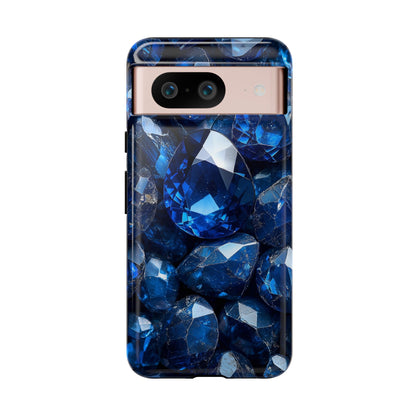 Blue Crystal Aesthetic Phone Case for iPhone, Google Pixel, Samsung