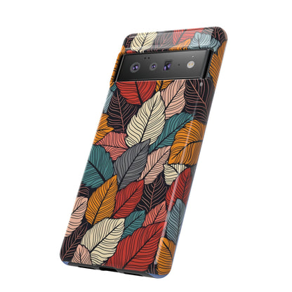 Colorful Abstract Leaves Pattern Design