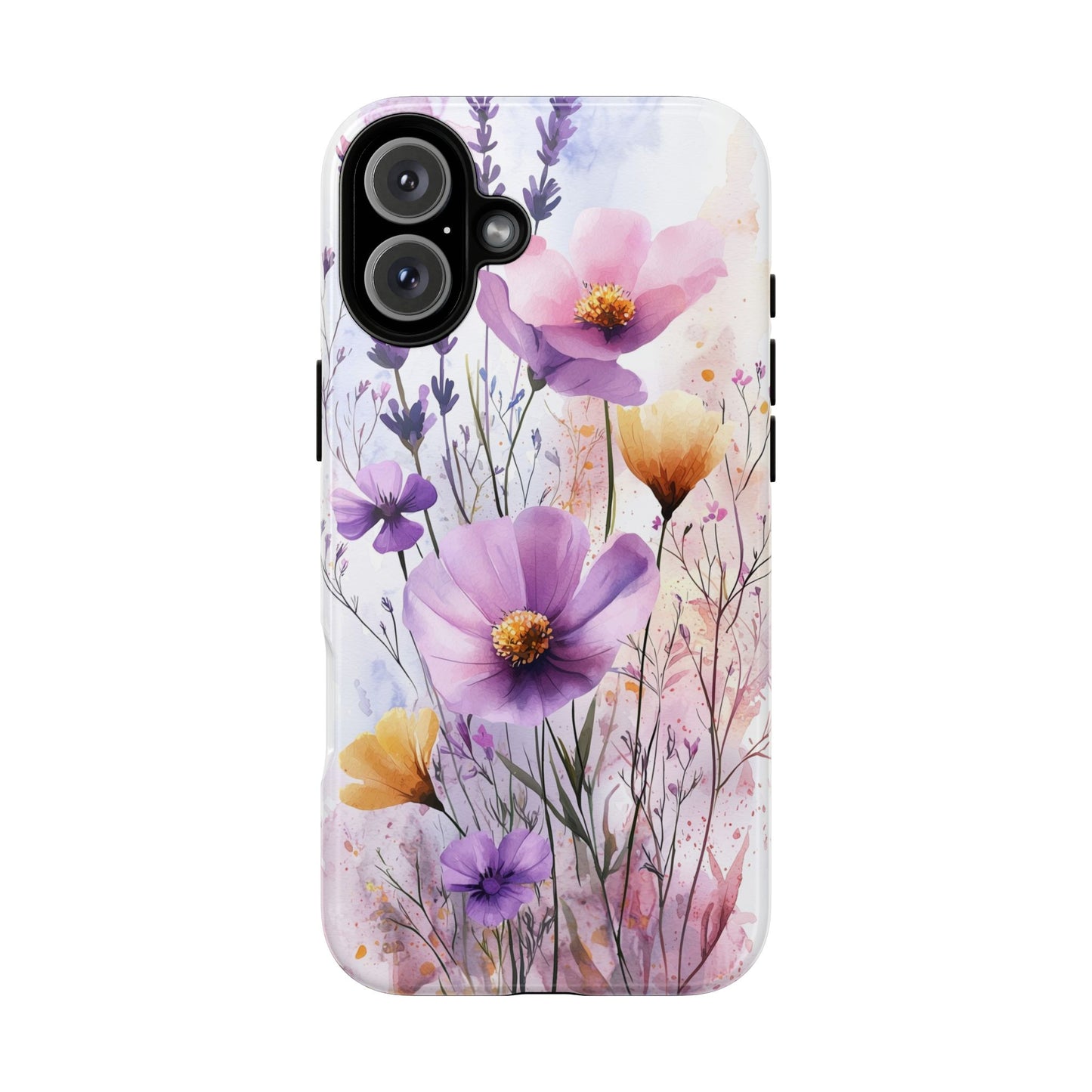 Wildflower Symphony Watercolor Phone Case for iPhone, google Pixel & Samsung