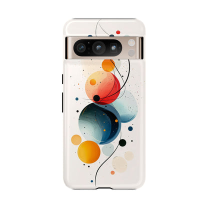 Orbital Drift – Cosmic Flow Abstract Phone Case for iPhone, Samsung & Pixel