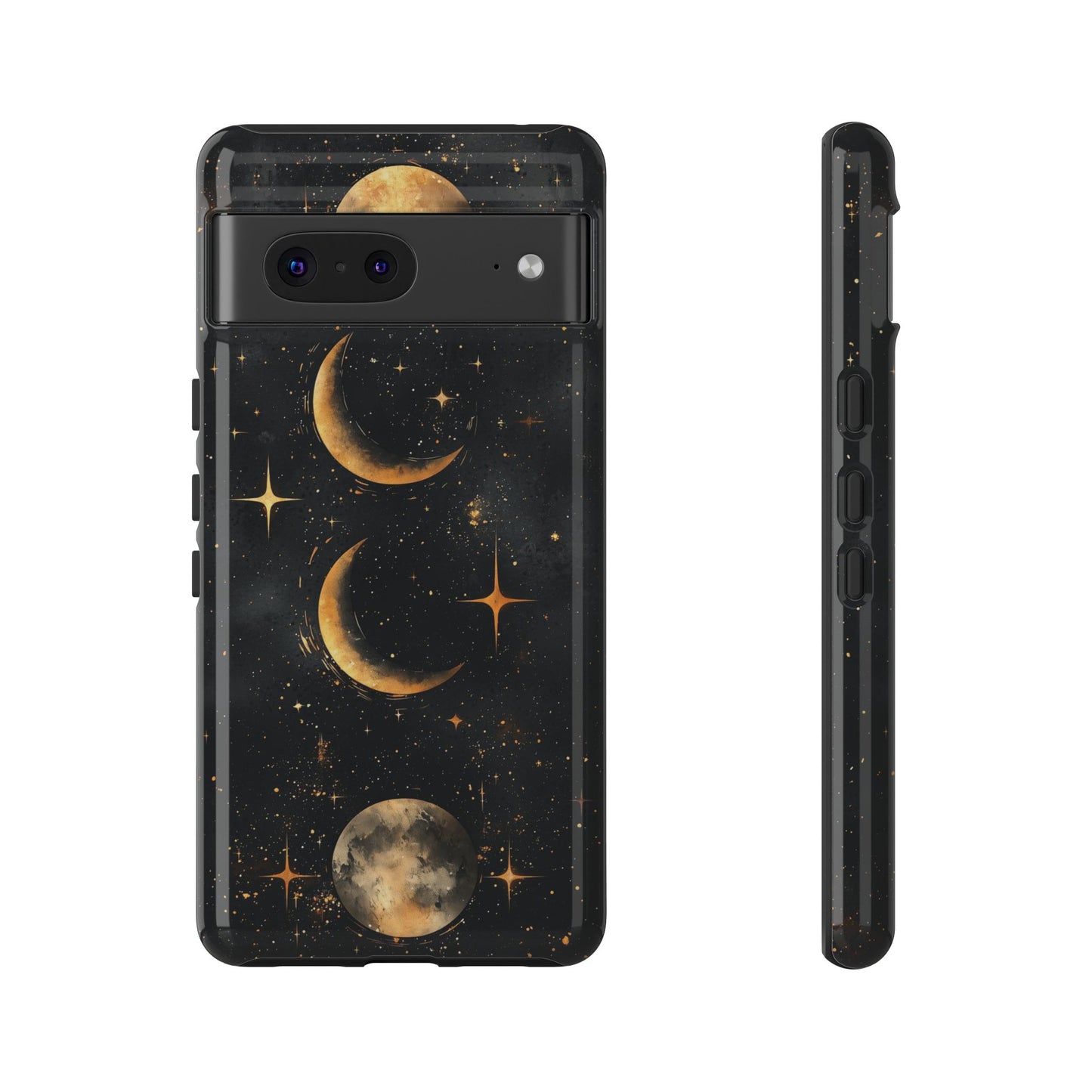 Lunar Phases Boho Moon Phone Case for iPhone, Pixel & Samsung
