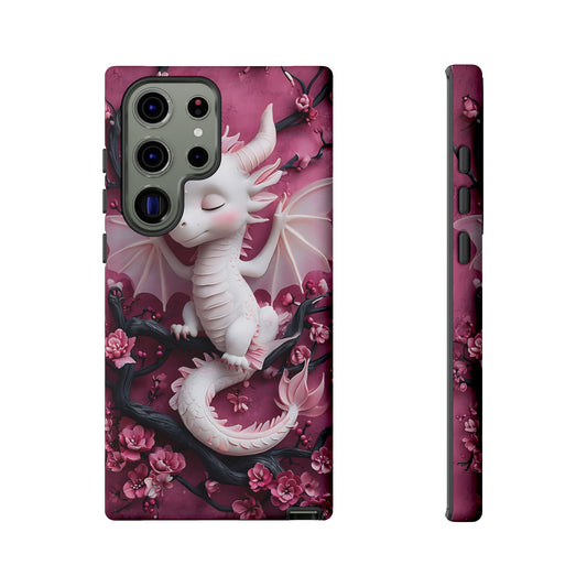 Whimsical 3D Relief Artwork Of A Cute Dragon phone case design