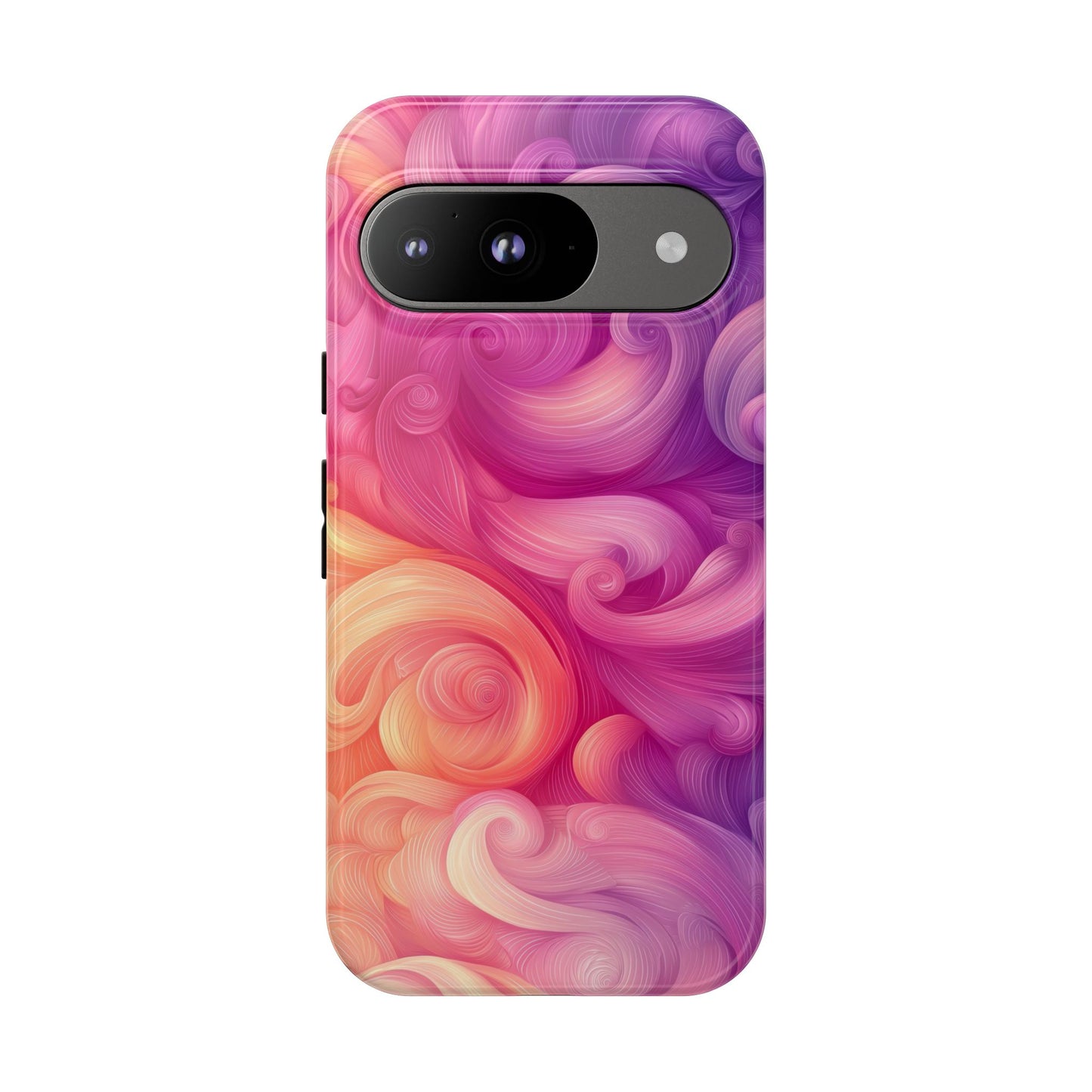 Cotton Candy Swirl Watercolor Phone Case for iPhone, google Pixel & Samsung