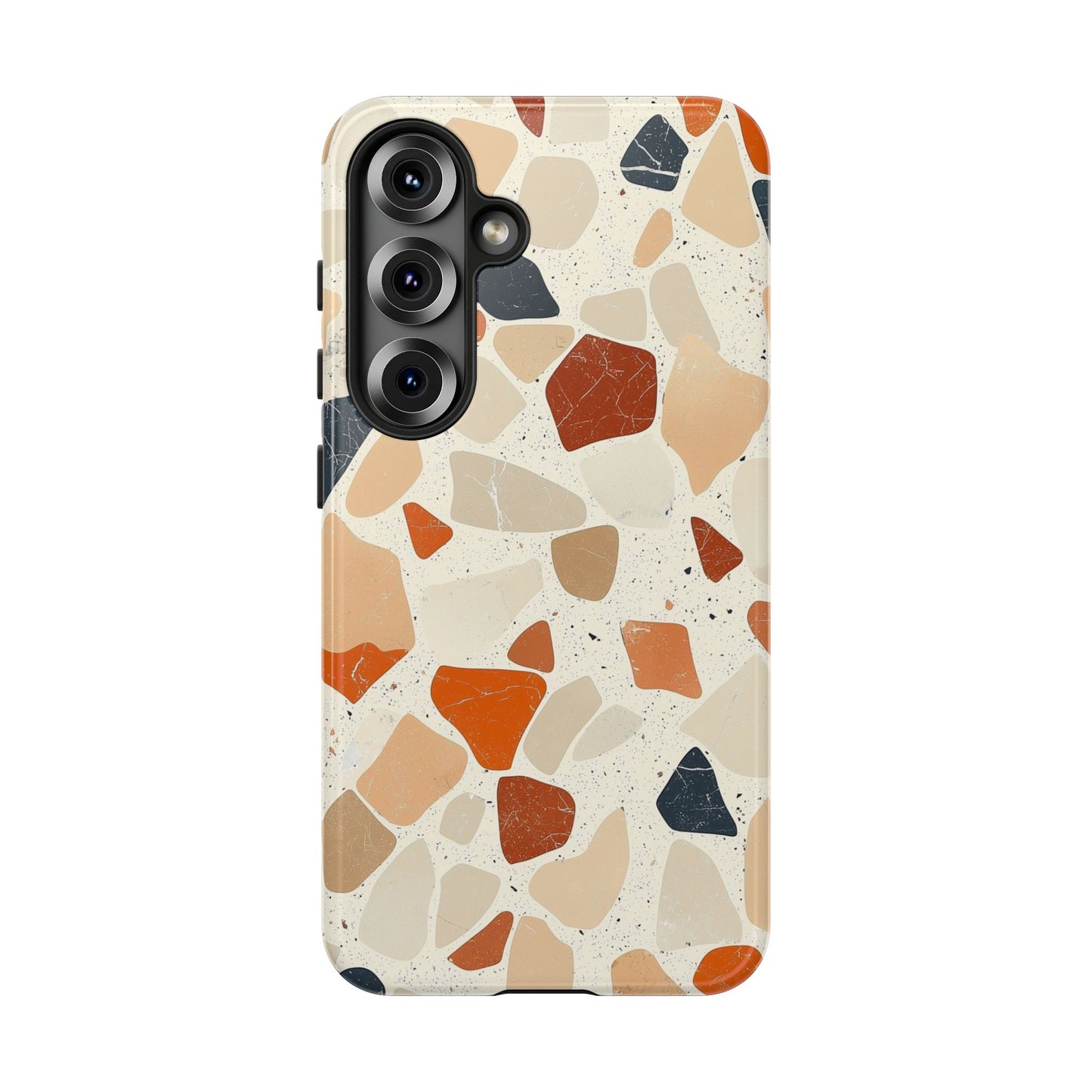 Rustic Terrazzo Stone Phone Case for iPhone, Pixel & Samsung