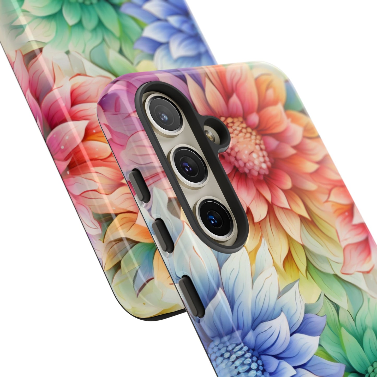 Rainbow Bloom Mandala Floral Mobile Case