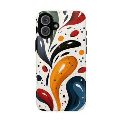Fluid Pop Abstract Phone Case – Space-Inspired Art for iPhone, Samsung & Pixel