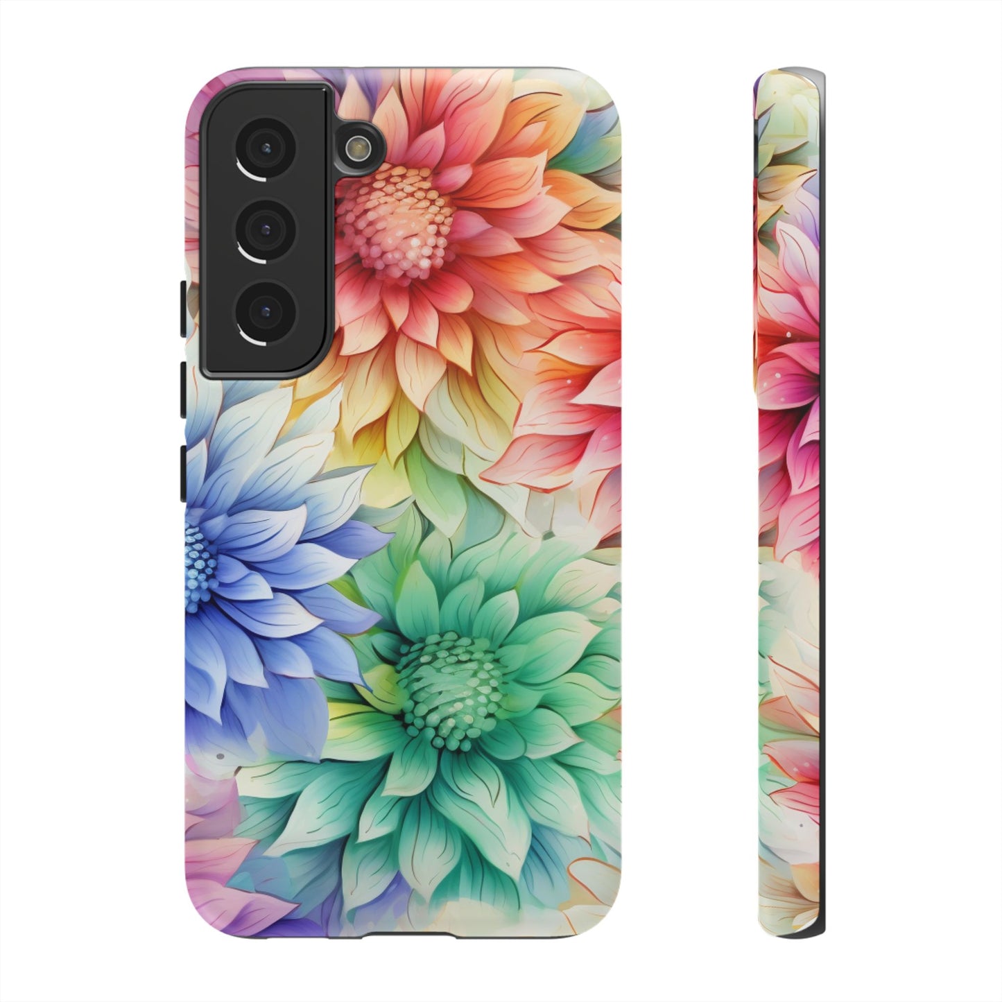 Rainbow Bloom Mandala Floral Mobile Case