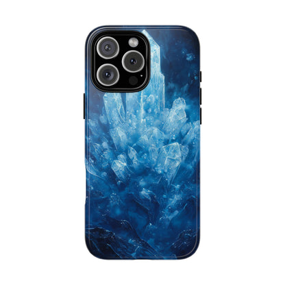 Cosmic Ice Crystal Matching Couple Phone Case – A Dazzling Duo for iPhone, Samsung & Google Pixel