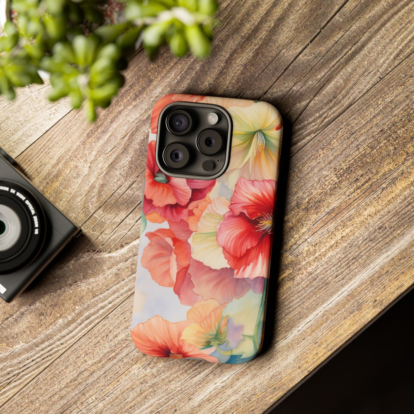 Floral Harmony Watercolor Mobile Case