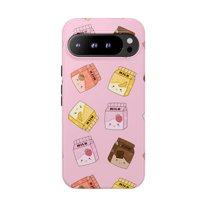 Kawaii Milk Carton Phone Case for iPhone, Google Pixel, Samsung