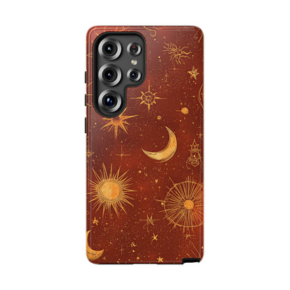 Terracotta Celestial Dreams Boho Phone Case for iPhone, Pixel & Samsung
