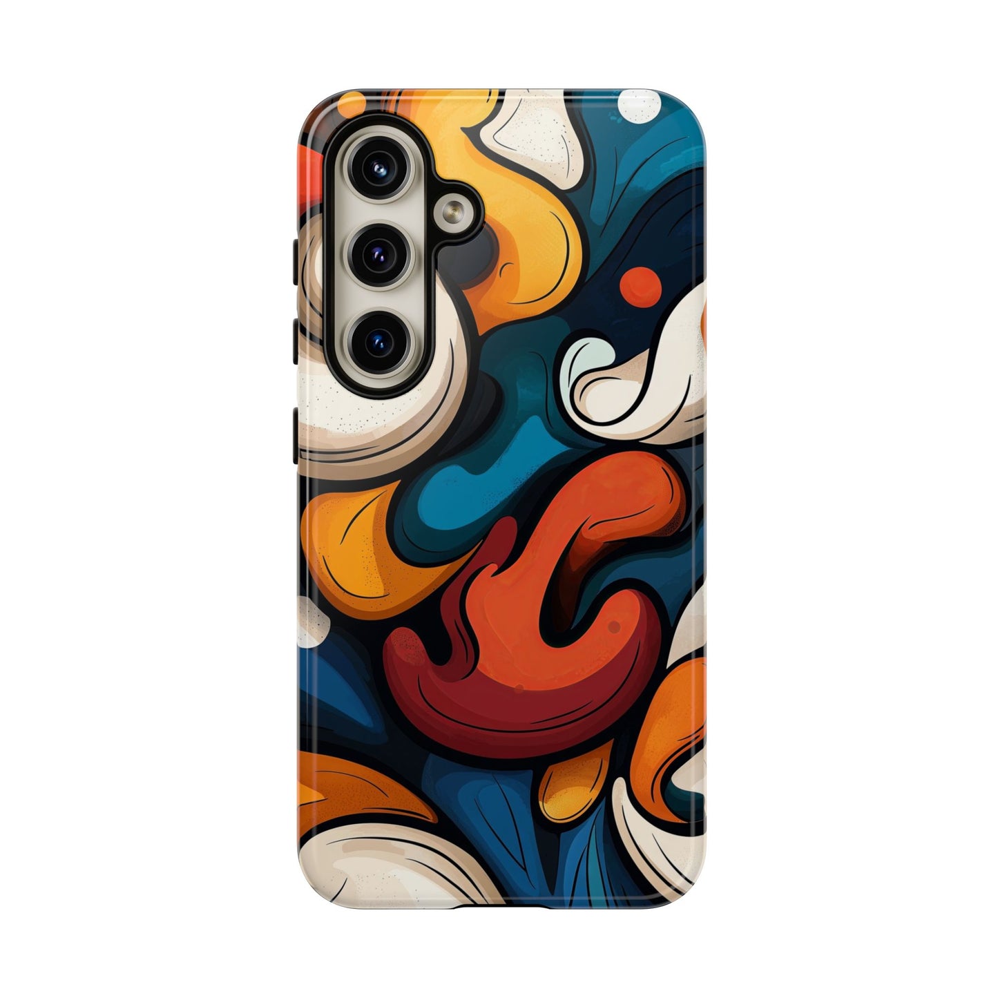 Molten Motion – Bold Abstract Swirl Phone Case for iPhone, Google Pixel, Samsung