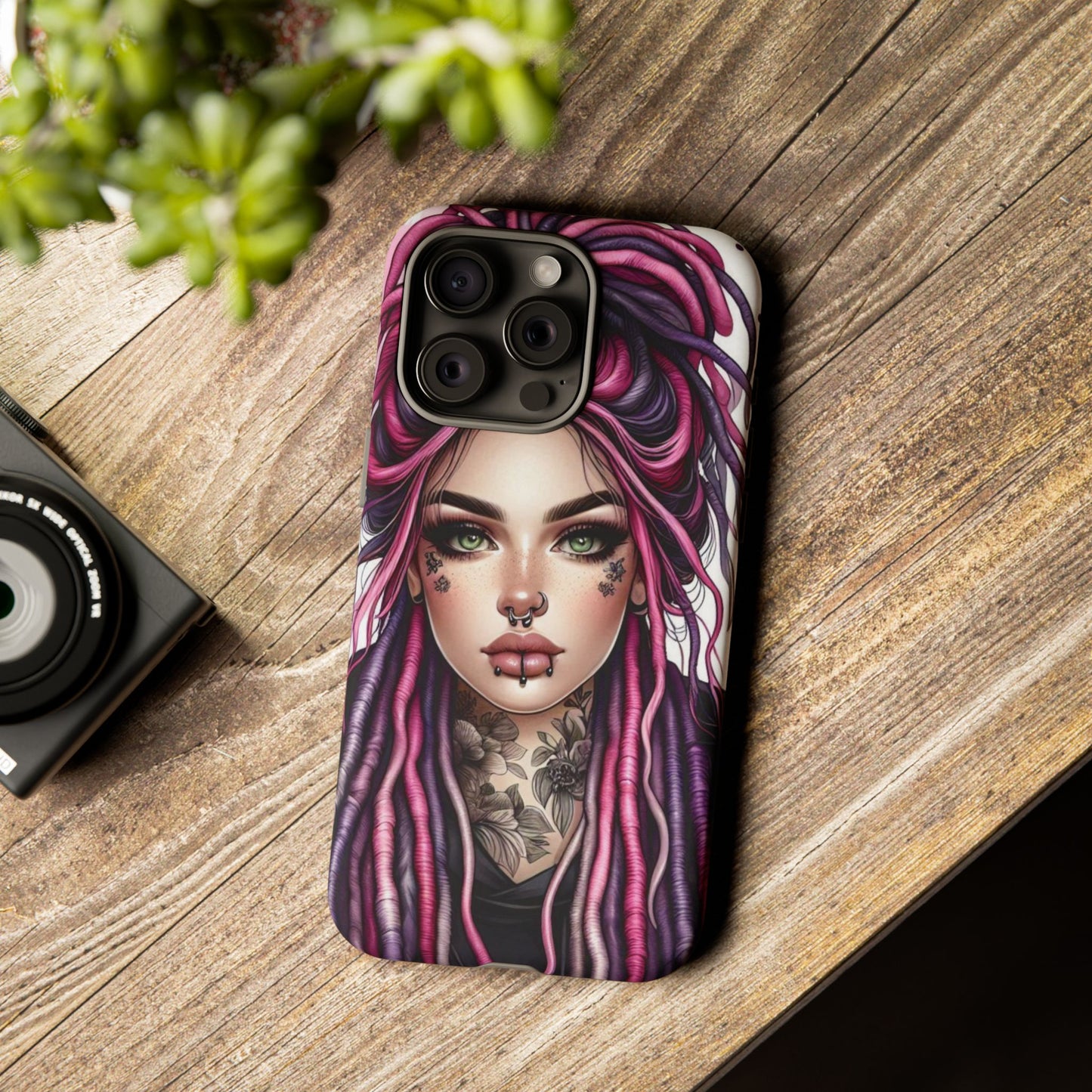 Neon Gothic Beauty Mobile Case