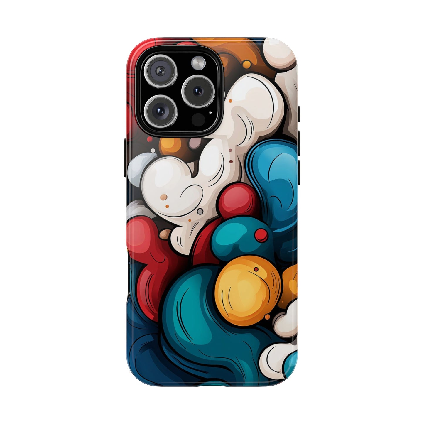 Color Burst – Bold Abstract Bubble Phone Case for iPhone, Samsung & Pixel