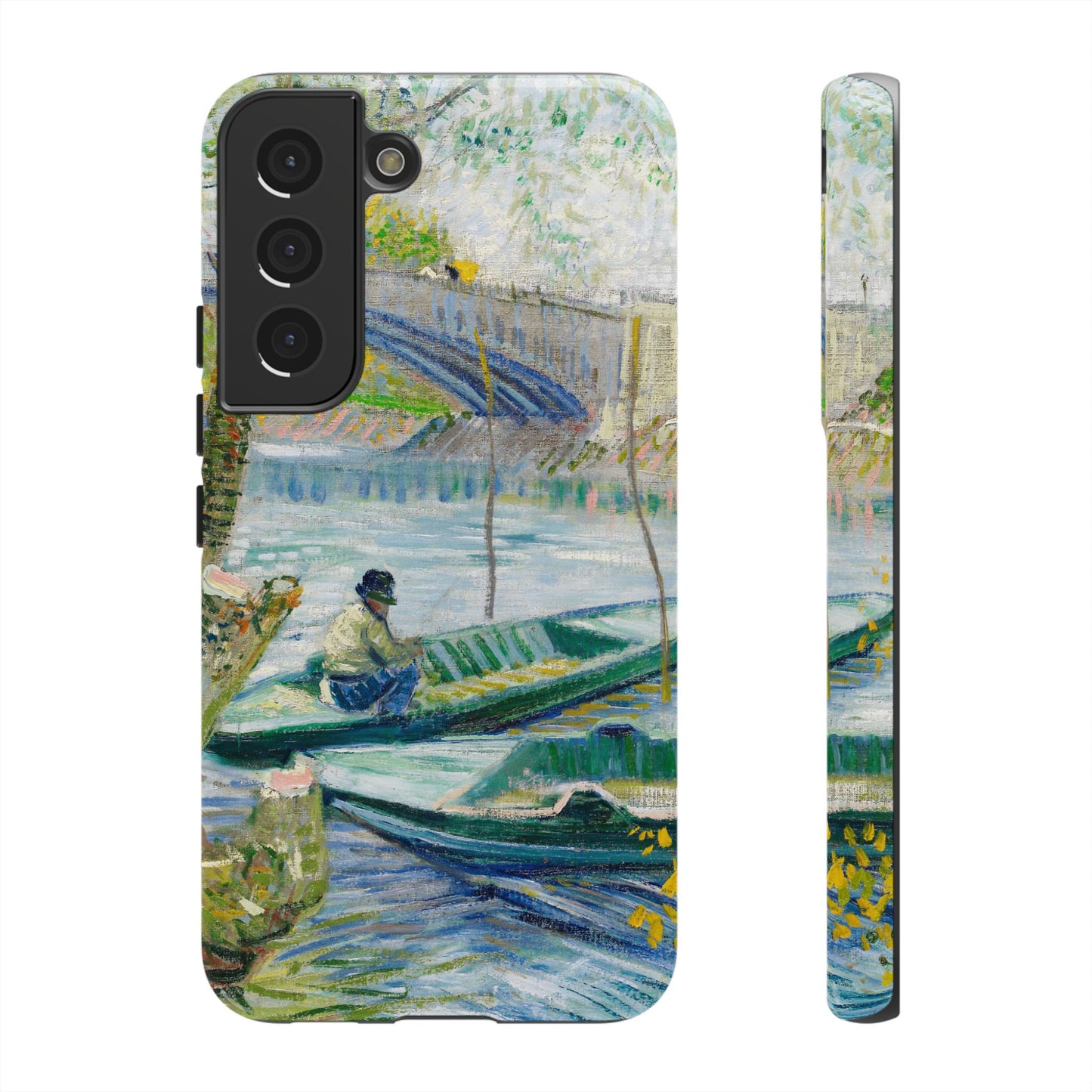 Vincent Van Gogh Fisherman Painting Phone Case - Art Case for iPhone, Samsung & Google Pixel