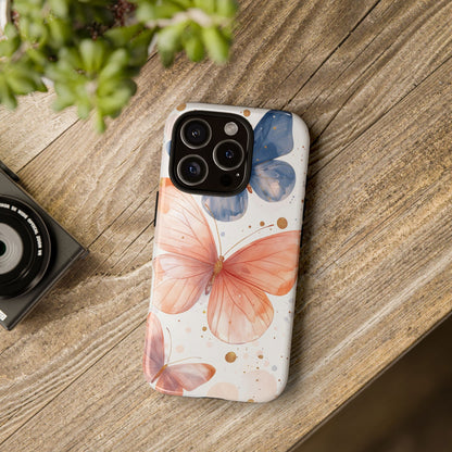 Flutter Bloom" – Watercolor Butterfly Phone Case for iPhone, google Pixel & Samsung