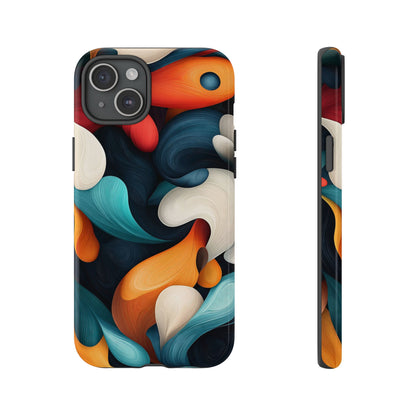 Swirl Spectrum – Vibrant Abstract Phone Case for iPhone, Samsung & Pixel