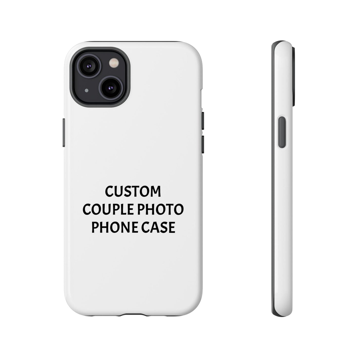 Personalized Custom Couple Photo Phone Case – Add Your Image/Loving Memory – Unique Gift for iPhone, Samsung  & Google Pixel – Protective & Stylish Cover, Couples Gift