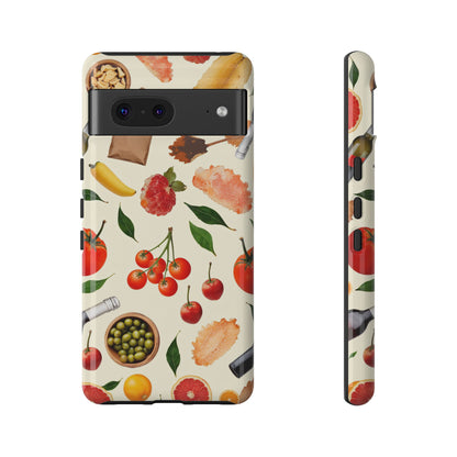 Fresh Fruits & Veggies Pattern Phone Case