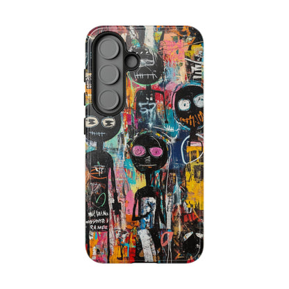 Basquiat Art iPhone Case – Modern Urban Graffiti Design - iPhone, Samsung & Google Pixel Cover - Artistic Painting Case,  Art Lover Gift