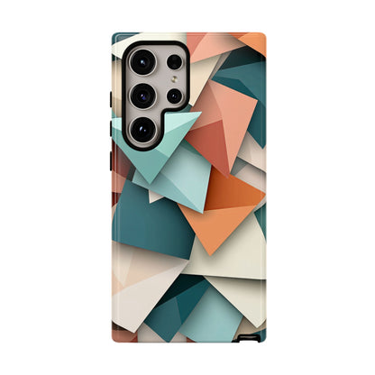 Origami Prism – Abstract Tri-Fold Geometry Phone Case – iPhone, Google Pixel, Samsung