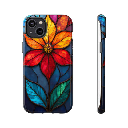 Radiant Blossom: Red and Orange Floral Elegance