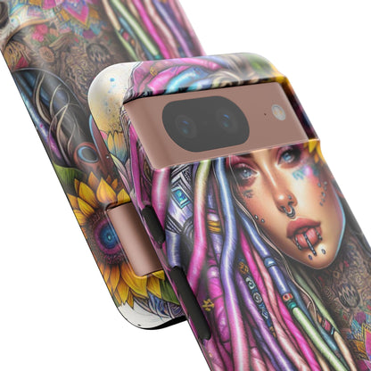 Boho Mandala Goddess – Ethereal Tattoo Art Mobile Cover