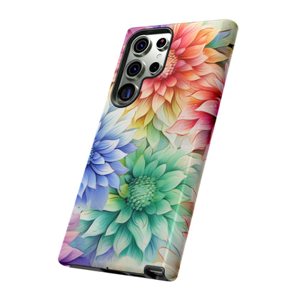 Rainbow Bloom Mandala Floral Mobile Case