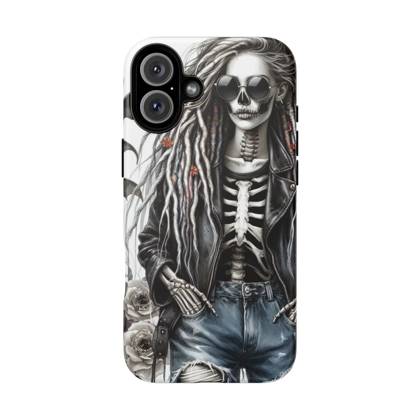 Skull Queen – Gothic Skeleton & Dark Grunge Mobile Cover