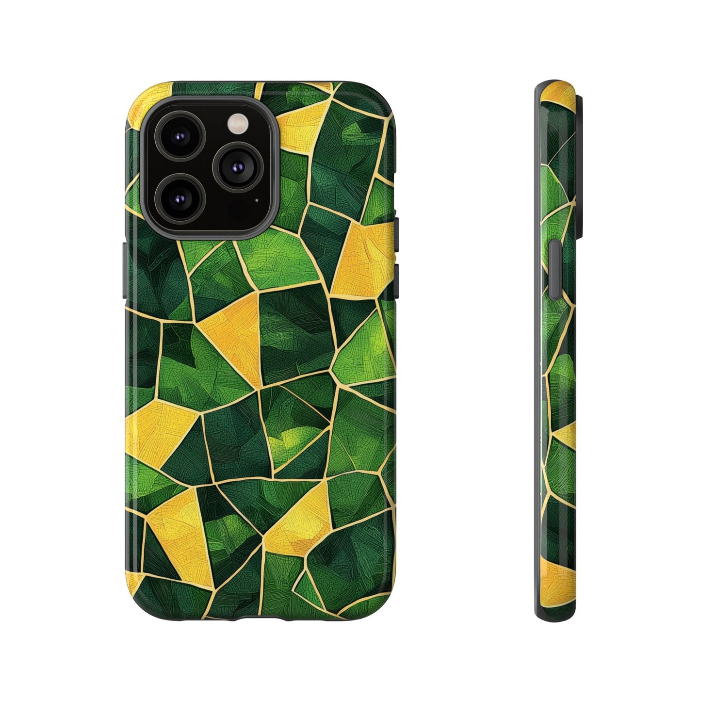 Intricate Turtle Shell Mosaic Phone Case for iPhone, Samsung & Google Pixel