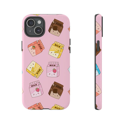 Kawaii Milk Carton Phone Case for iPhone, Google Pixel, Samsung