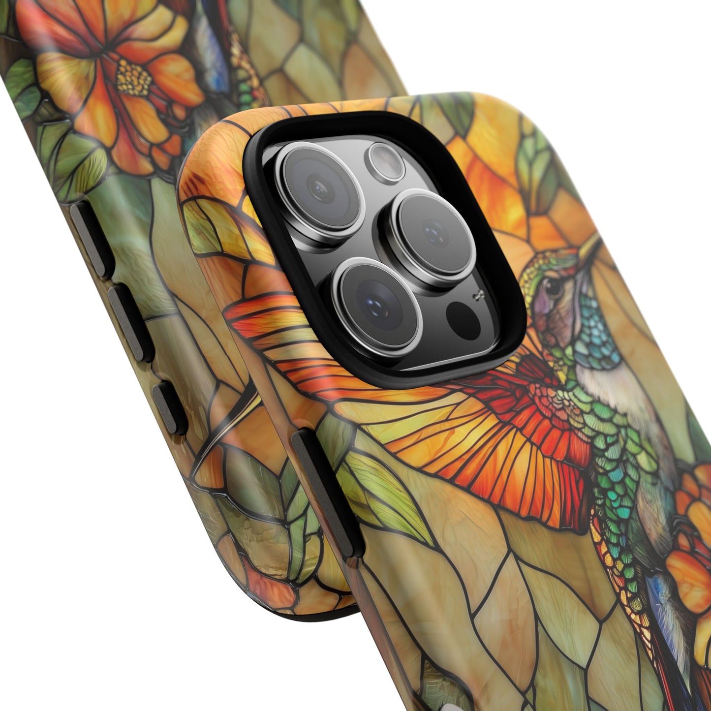 Whispers in Flight – Mosaic Hummingbird Phone Case for iPhone, Samsung & Pixel