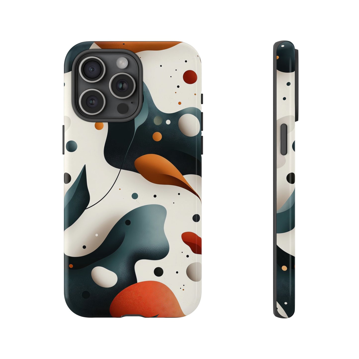 Midnight Bloom – Organic Abstract Phone Case for iPhone, Samsung & Pixel