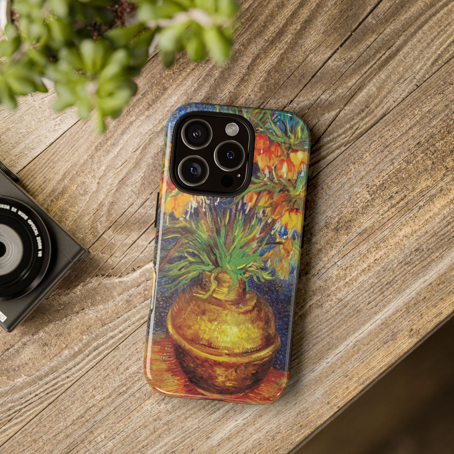 Vincent Van Gogh's Painting Inspired Phone Case - iPhone, Samsung & Google Pixel Cover - Flower Vase Phone Case, Floral Artistic Painting Case, Art Lover Gift