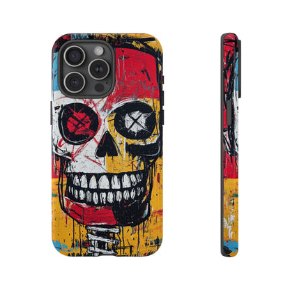 Basquiat Phone Case – Bold Urban Art Design - iPhone, Samsung & Google Pixel Cover - Artistic Painting Case,  Art Lover Gift