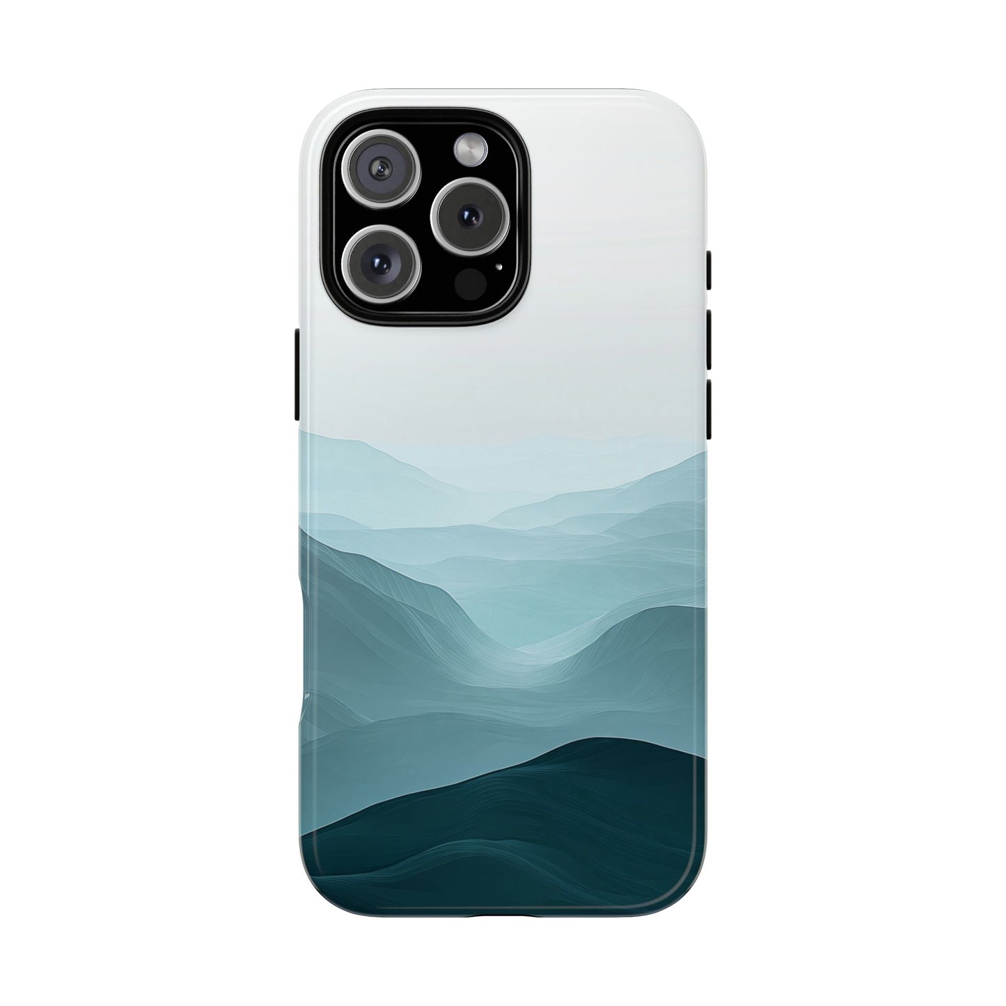 Tranquil Terrain – Misty Abstract Landscape Case for iPhone, Samsung & Pixel