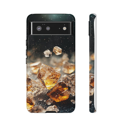 Golden Ember Crystal Phone Case for iPhone, Samsung & Google Pixel