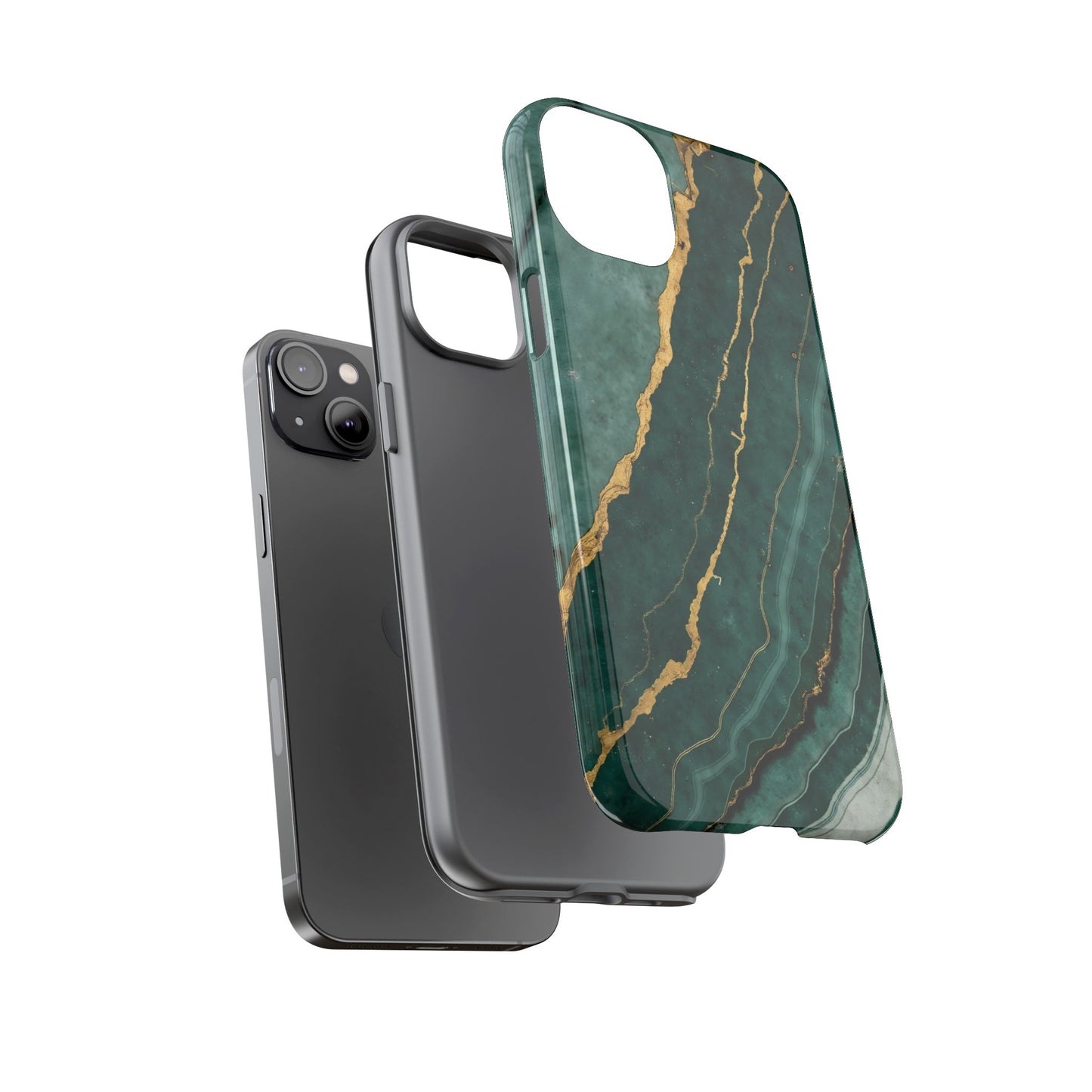 Jade Green Marble Case Design