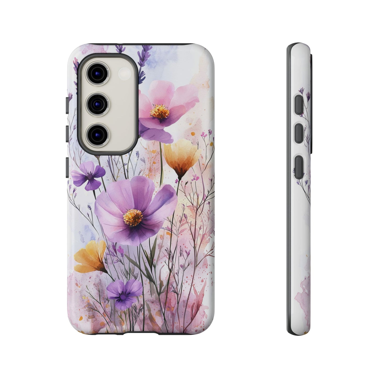 Wildflower Symphony Watercolor Phone Case for iPhone, google Pixel & Samsung