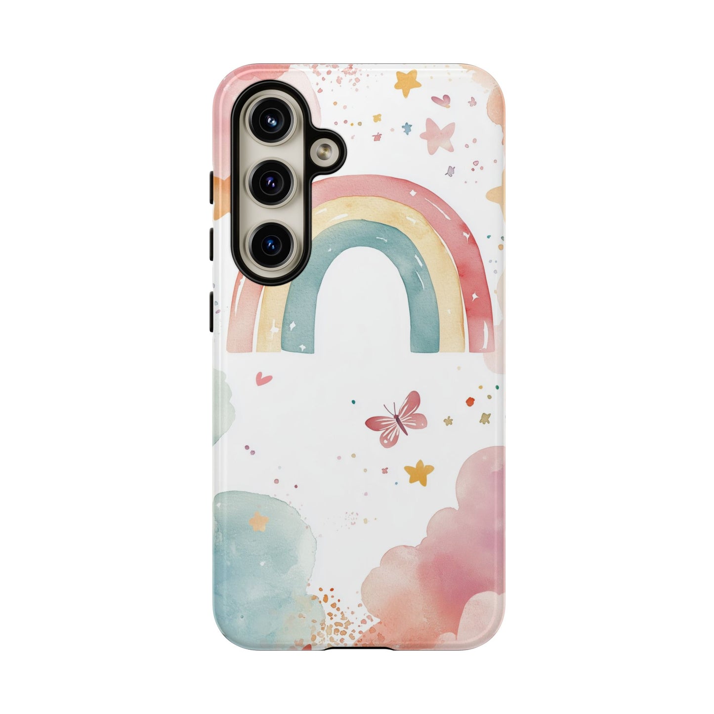 Rainbow Whimsy Watercolor Phone Case for iPhone, google Pixel & Samsung