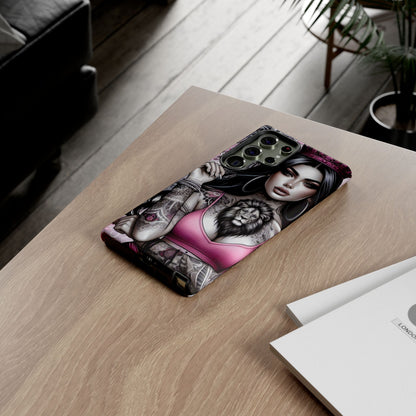 Queen of the Jungle – Regal Tattooed Goddess Mobile Cover